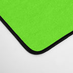 fluorescent neon green Desk Mat Gallery Image 4