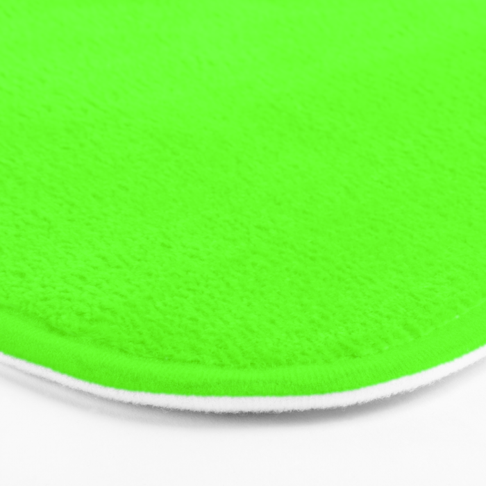 fluorescent neon green Bath Mat Gallery Image 3