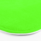 fluorescent neon green Bath Mat Gallery Image 3