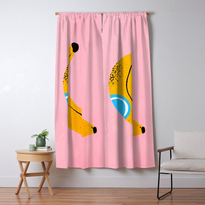 Banana Pop Art Window Curtain Gallery Image 5