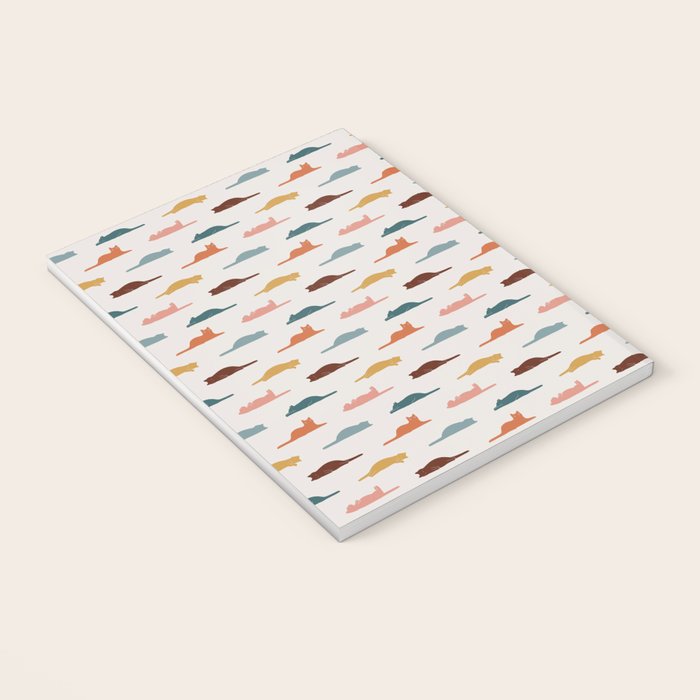 Lazy Cat Pattern Notebook Gallery Image 3