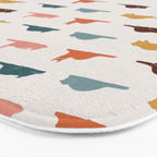 Lazy Cat Pattern Bath Mat Gallery Image 3