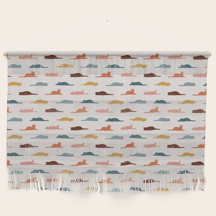 Lazy Cat Pattern Wall Hanging Gallery Image 1