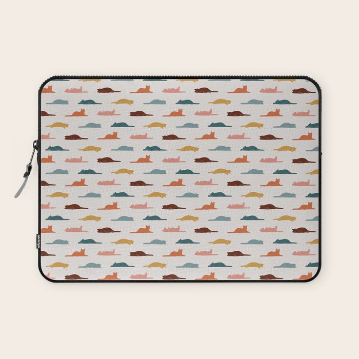 Lazy Cat Pattern Laptop Sleeve Gallery Image 1