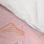 Retro hand drawn cactus plant pattern Comforter Gallery Image 4