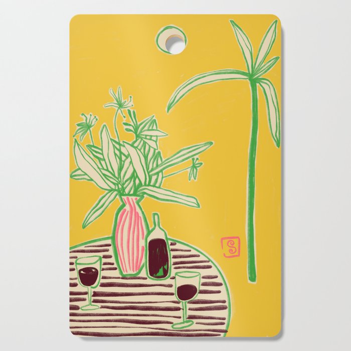 CONVERSATION BY THE SEA Cutting Board Gallery Image 1