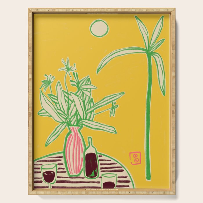 CONVERSATION BY THE SEA Serving Tray Gallery Image 1