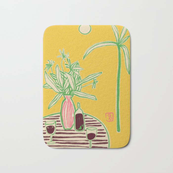 CONVERSATION BY THE SEA Bath Mat Gallery Image 1