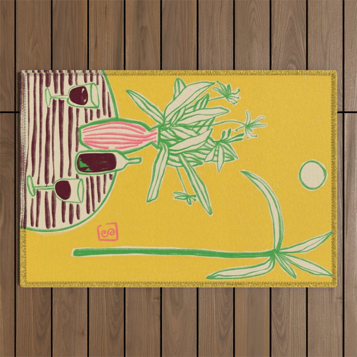 CONVERSATION BY THE SEA Outdoor Rug Gallery Image 1