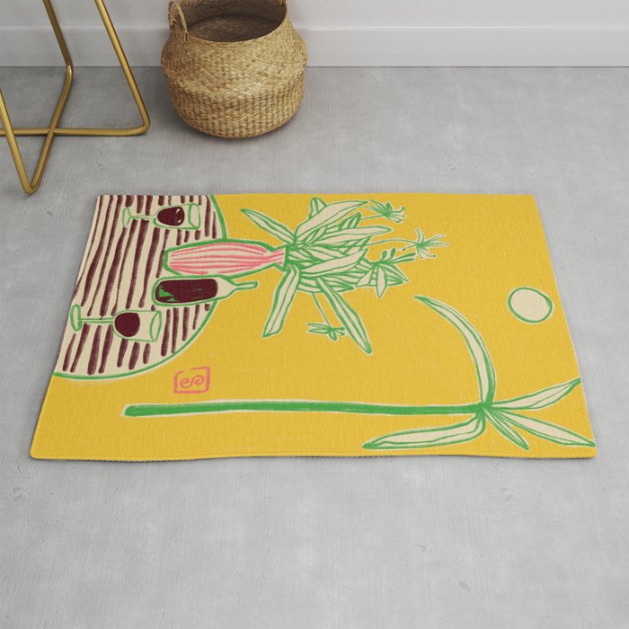 CONVERSATION BY THE SEA Rug Gallery Image 1