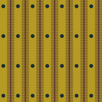 Stripes With Lines and Dots pattern olive and brown Coffee Mug Gallery Image 2