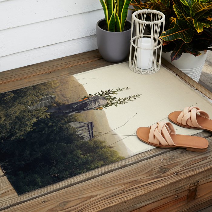 Forest Angel Outdoor Rug Gallery Image 2