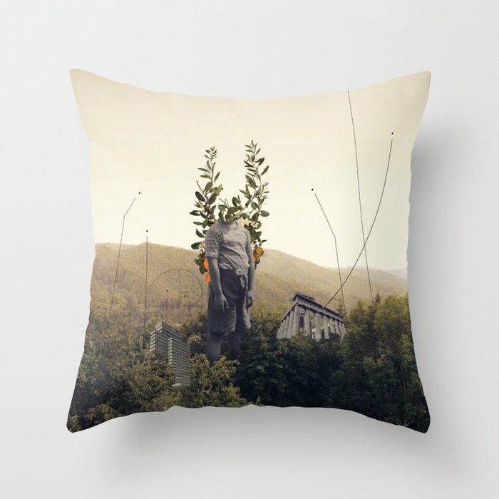 Forest Angel Throw Pillow Gallery Image 6