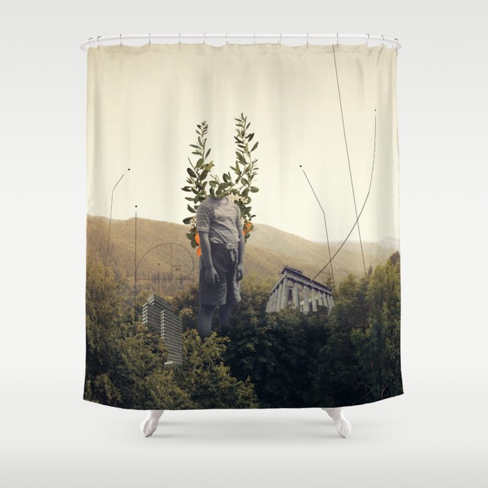 Forest Angel Shower Curtain Gallery Image 1