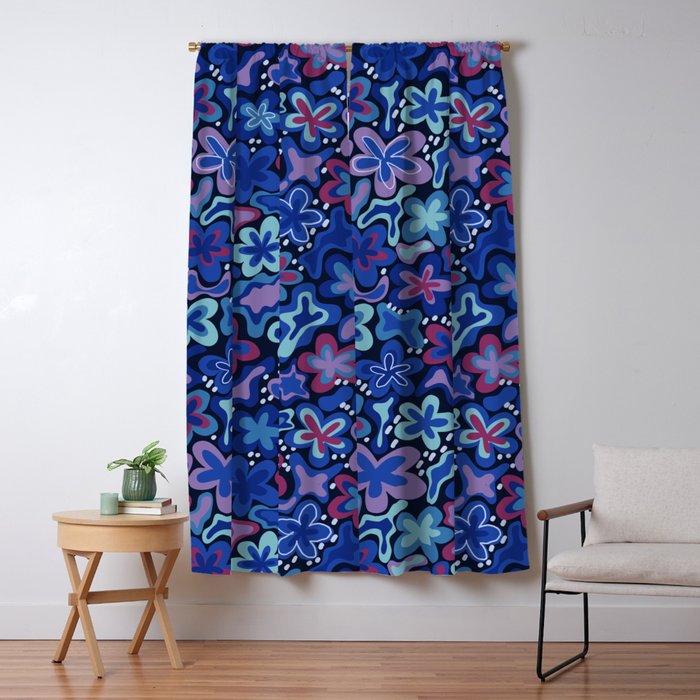 Adeline floral Window Curtain Gallery Image 1