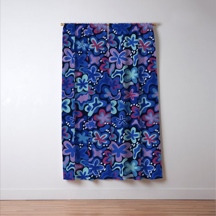 Adeline floral Window Curtain Gallery Image 3