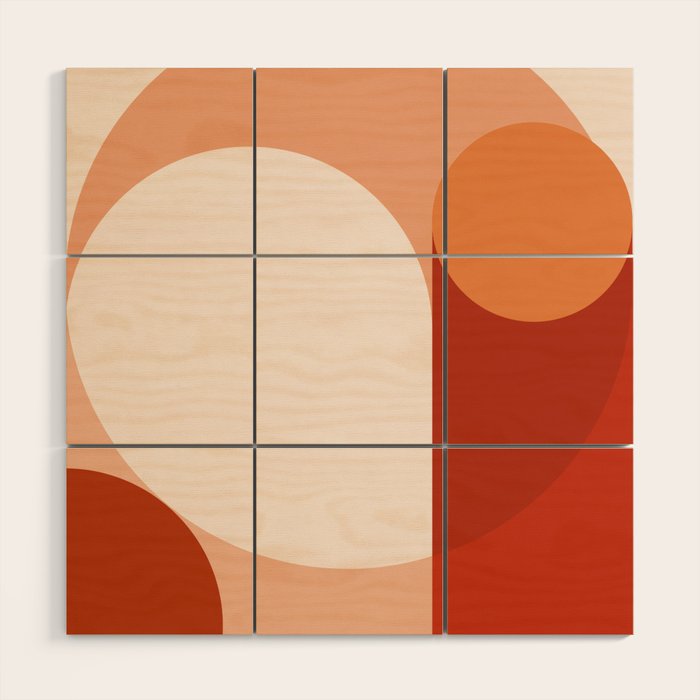 abstract minimal 9 Wood Wall Art Gallery Image 1
