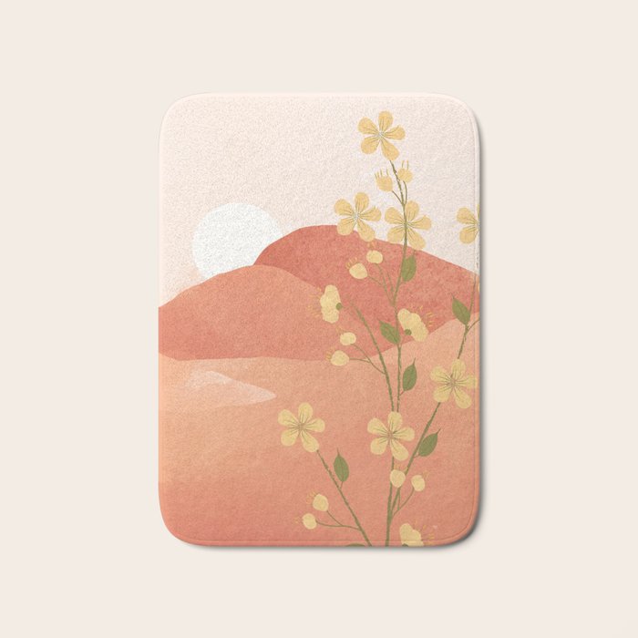 Desert Bloom 02 Bath Mat Gallery Image 1