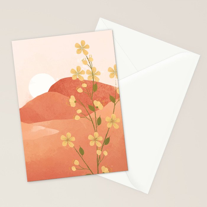 Desert Bloom 02 Stationery Card Gallery Image 2