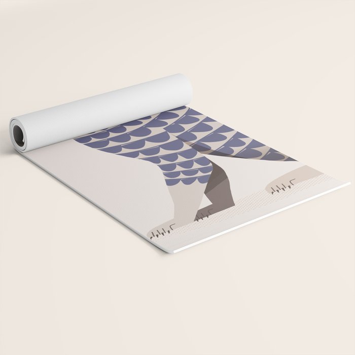 Whimsical European Hare Yoga Mat Gallery Image 2