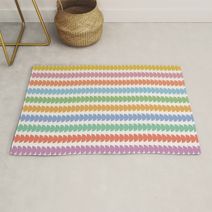 Maude Pattern - Retro Rainbow Rug Gallery Image 1