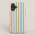 Maude Pattern - Retro Rainbow iPhone Case Gallery Image 1