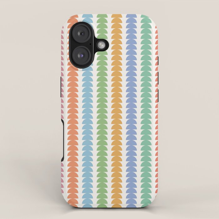 Maude Pattern - Retro Rainbow iPhone Case Gallery Image 1