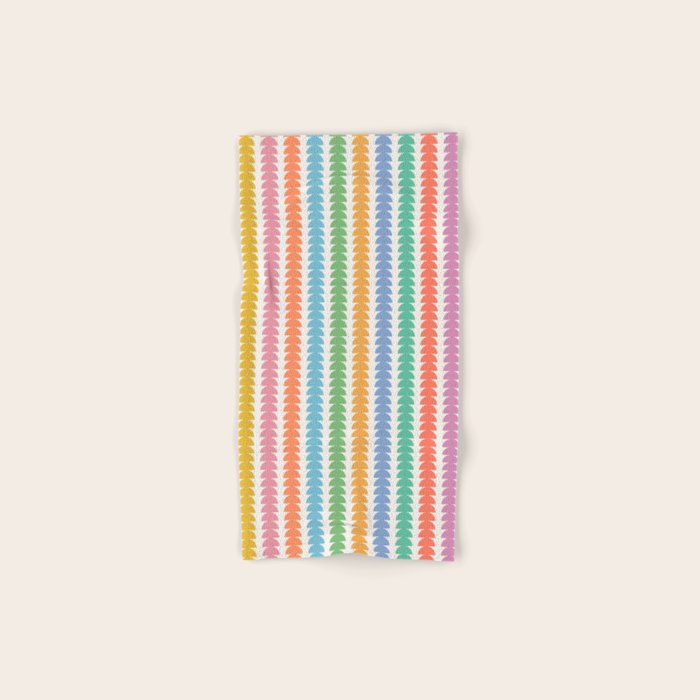 Maude Pattern - Retro Rainbow Bath Towel
