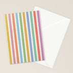 Maude Pattern - Retro Rainbow Stationery Card Gallery Image 2
