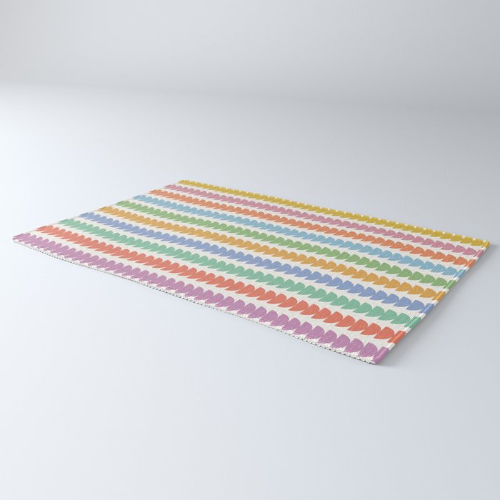 Maude Pattern - Retro Rainbow Rug Gallery Image 3