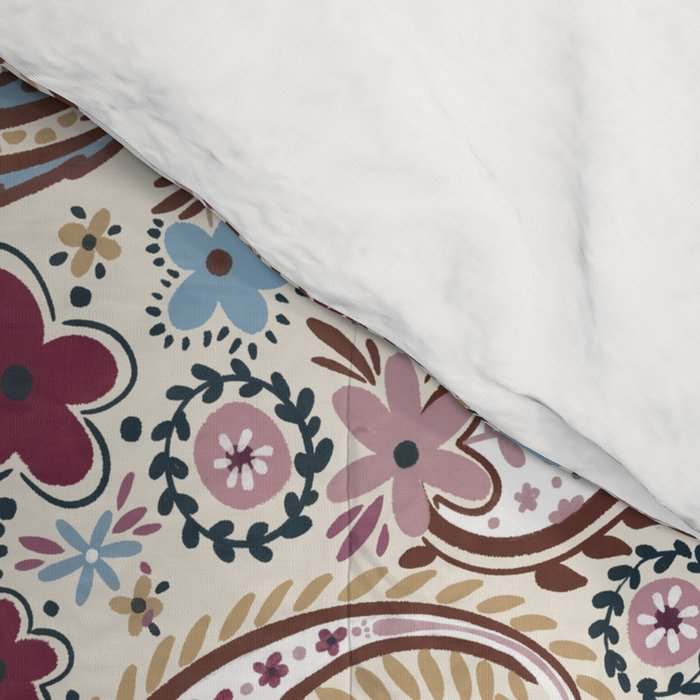 Whimsical Paisley Romance Comforter Gallery Image 4