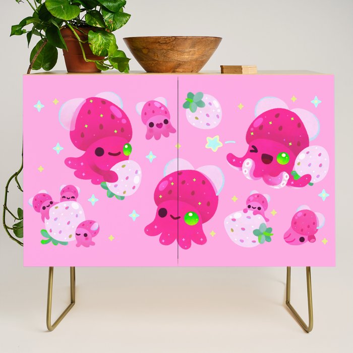 Strawberry squid Credenza Gallery Image 1