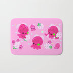 Strawberry squid Bath Mat Gallery Image 1
