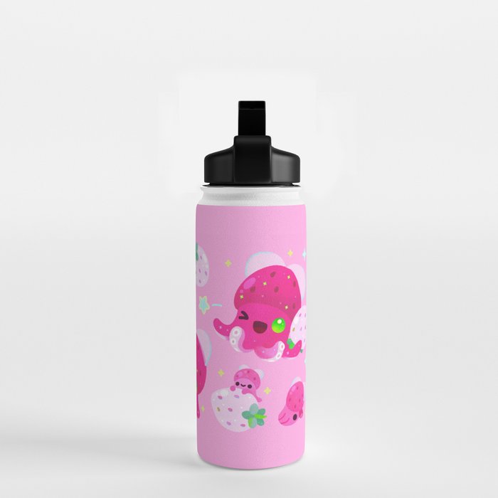 Strawberry squid Water Bottle Gallery Image 2