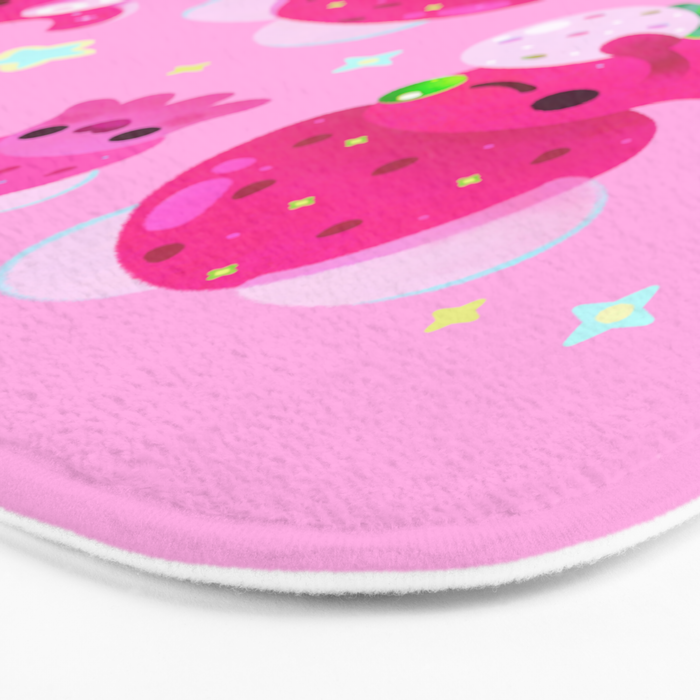 Strawberry squid Bath Mat Gallery Image 3