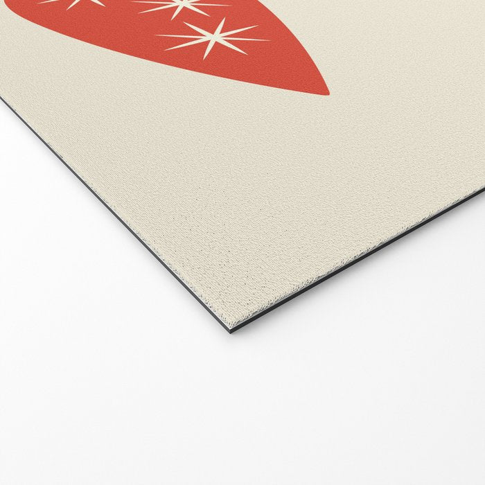 Mid Century Modern Christmas Baubles Welcome Mat Gallery Image 2