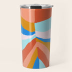 Camryn, rainbow leaf Travel Mug Gallery Image 1