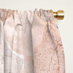 Mermaid Pattern, Pink Aesthetic Window Curtain Gallery Image 2