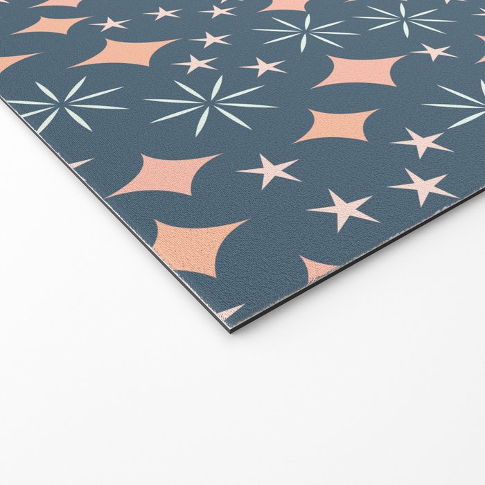 Christmas lights pink and blue pattern Welcome Mat Gallery Image 2