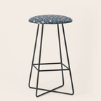 Christmas lights pink and blue pattern Stool Gallery Image 1
