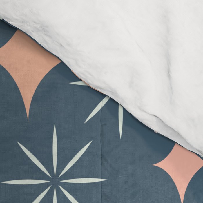 Christmas lights pink and blue pattern Comforter Gallery Image 4