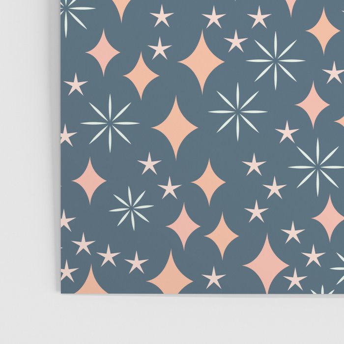 Christmas lights pink and blue pattern Poster Gallery Image 3