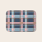 Dark Bold Linear Harmony Bath Mat Gallery Image 1