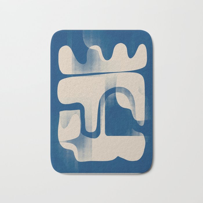 Modern Abstract Shapes 95 Bath Mat Gallery Image 1