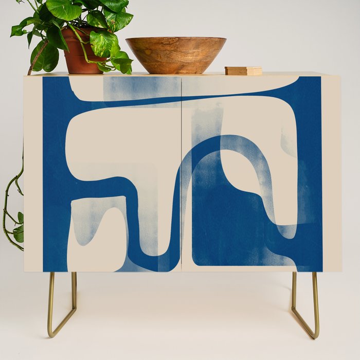 Modern Abstract Shapes 95 Credenza Gallery Image 1