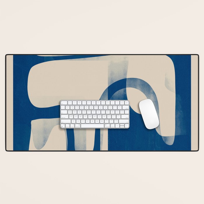Modern Abstract Shapes 95 Desk Mat Gallery Image 1