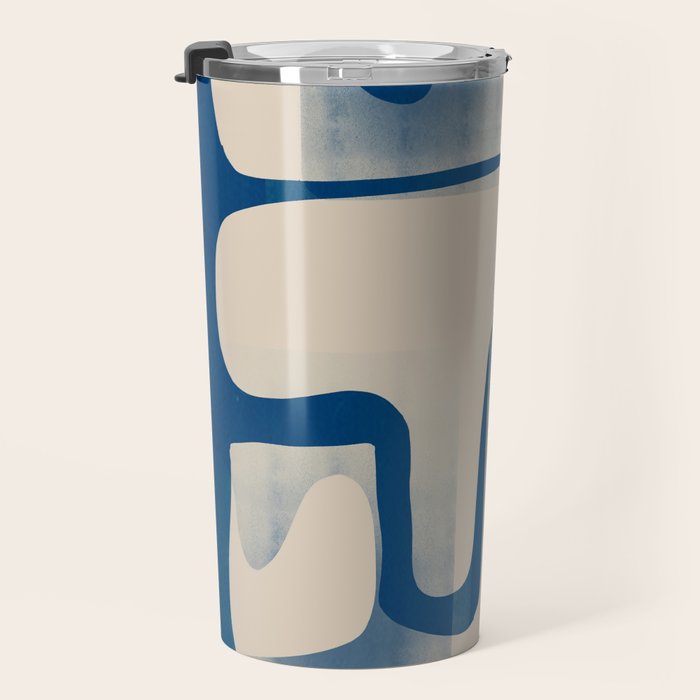 Modern Abstract Shapes 95 Travel Mug Gallery Image 3