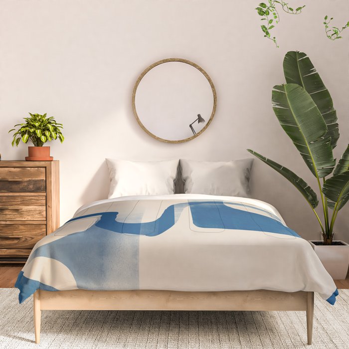 Modern Abstract Shapes 95 Comforter Gallery Image 3