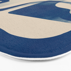 Modern Abstract Shapes 95 Bath Mat Gallery Image 3