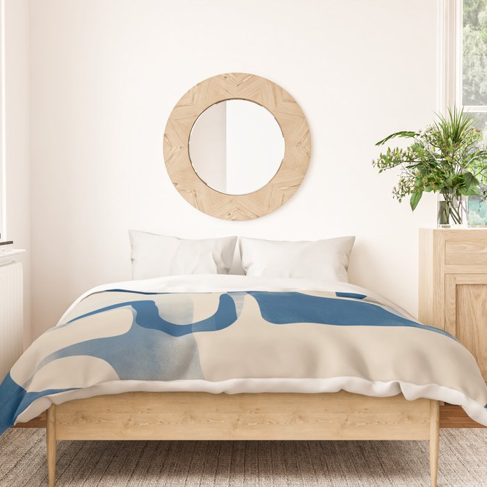Modern Abstract Shapes 95 Duvet Cover Gallery Image 3